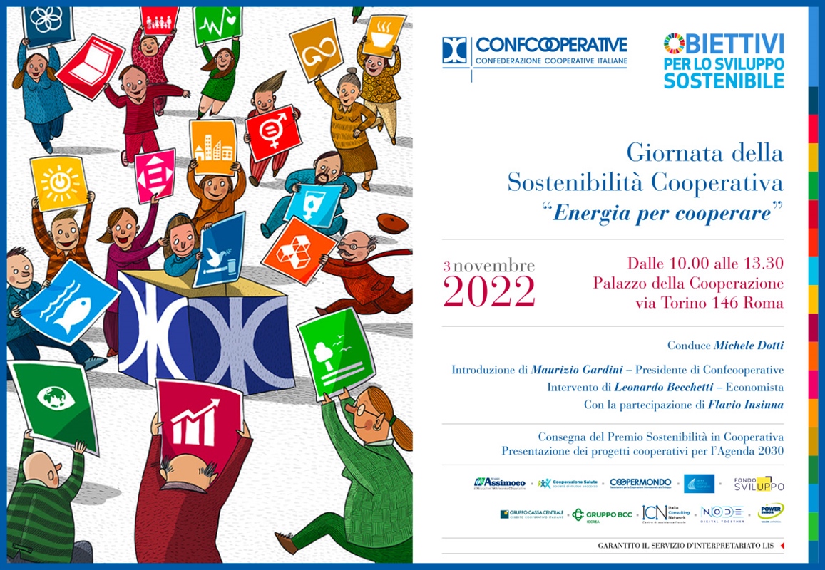 “Energia per cooperare”, giornata della sostenibilità cooperativa