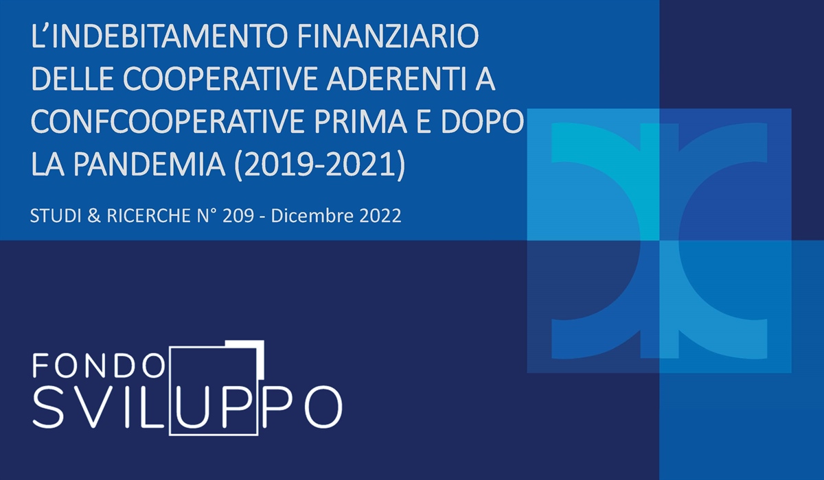 L’INDEBITAMENTO FINANZIARIO DELLE COOPERATIVE ADERENTI A CONFCOOPERATIVE PRIMA E DOPO LA PANDEMIA (2019-2021) 