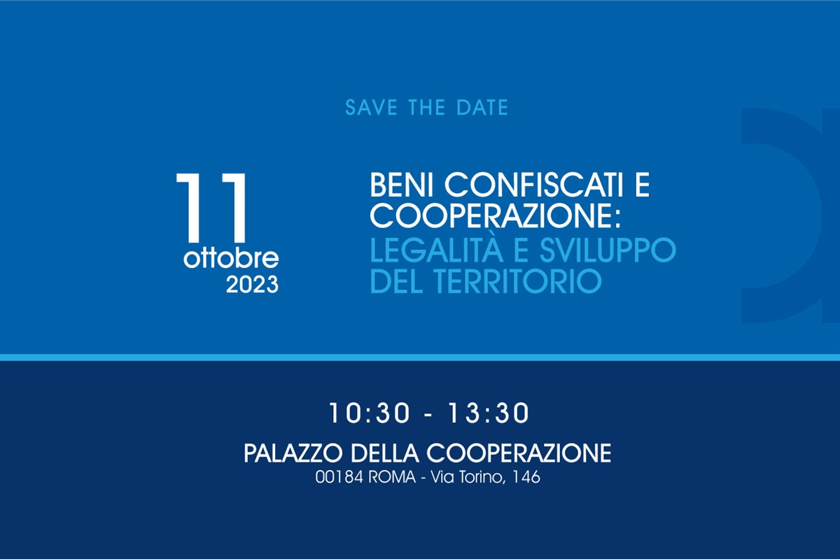 Beni confiscati e cooperazione: legalità e sviluppo del territorio