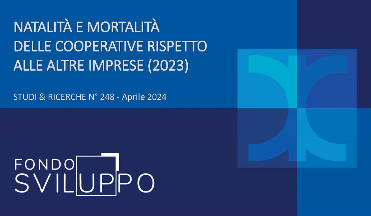 NATALITÀ E MORTALITÀ DELLE COOPERATIVE RISPETTO ALLE ALTRE IMPRESE (2023) 
