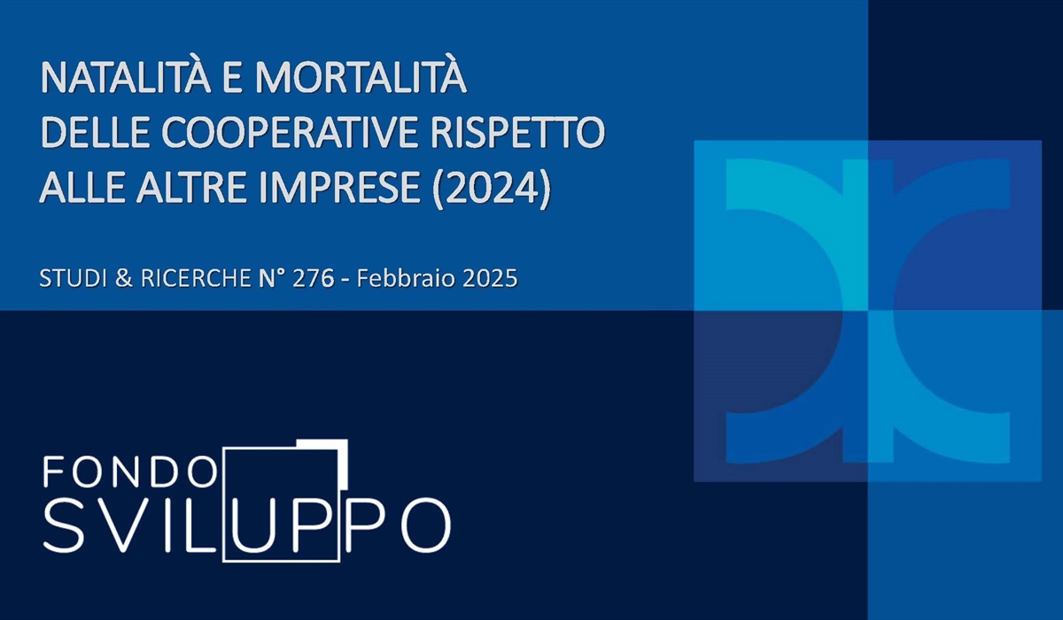 NATALITÀ E MORTALITÀ DELLE COOPERATIVE RISPETTO ALLE ALTRE IMPRESE (2024) 