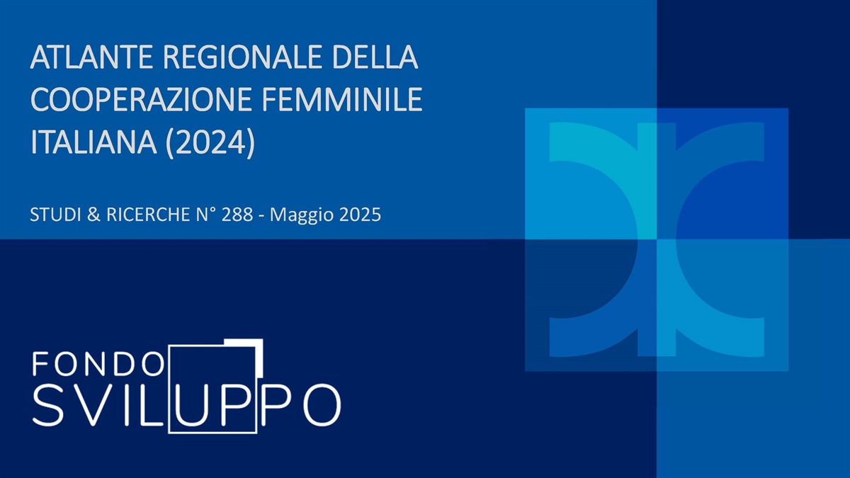 ATLANTE REGIONALE DELLA COOPERAZIONE FEMMINILE ITALIANA (2024)