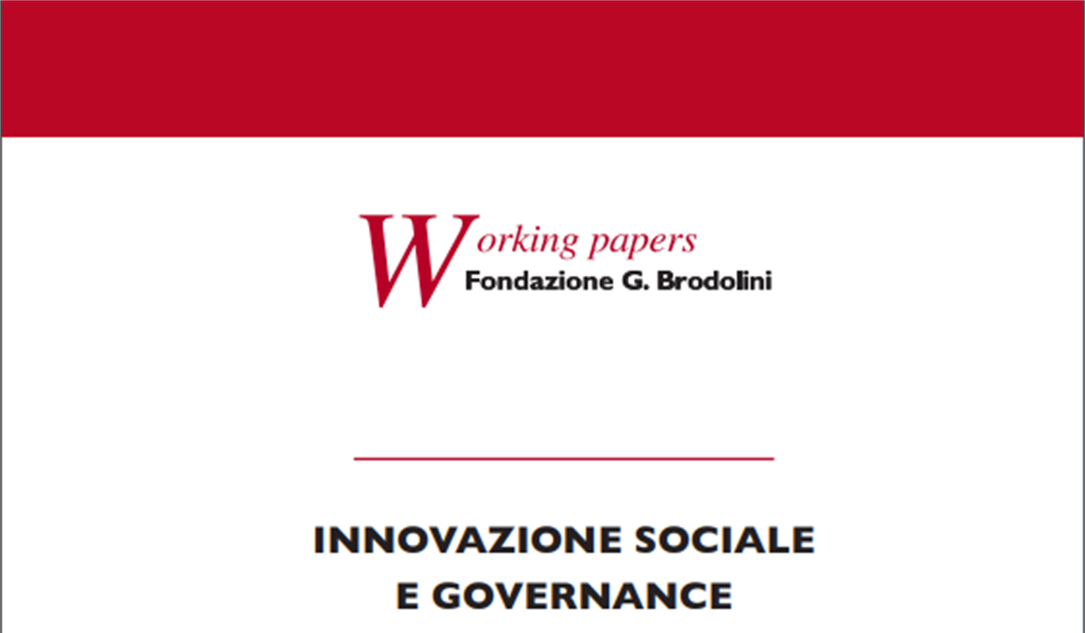 Innovazione sociale governance territoriale: la dimensione trasformativa delle cooperative di comunità 