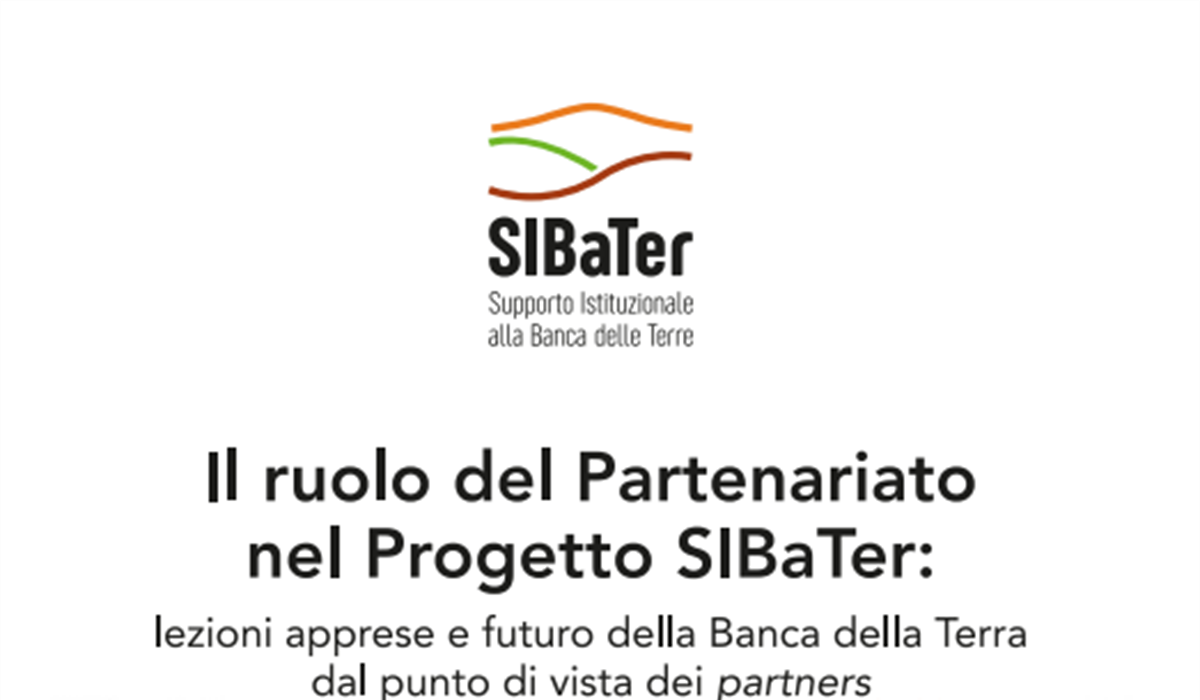 il ruolo del partenariato nel Progetto SIBaTer 
