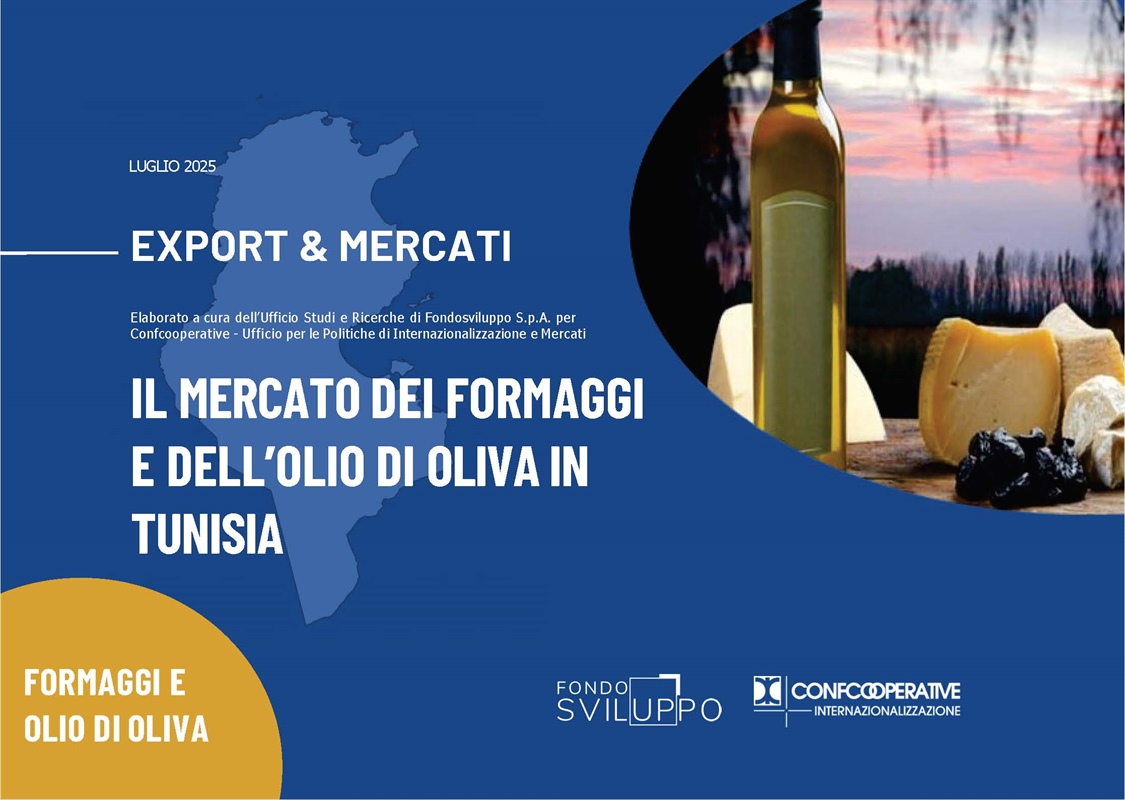 IL MERCATO DEI FORMAGGI E DELL'OLIO DI OLIVA IN TUNISIA