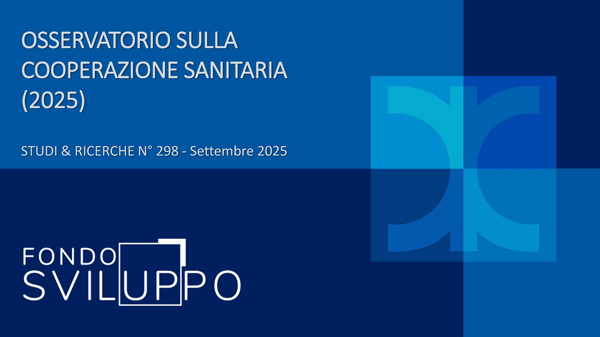 OSSERVATORIO SULLA COOPERAZIONE SANITARIA (2025)