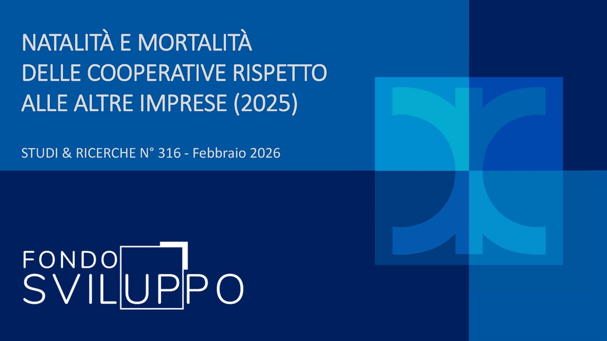 NATALITÀ E MORTALITÀ DELLE COOPERATIVE RISPETTO ALLE ALTRE IMPRESE (2025)