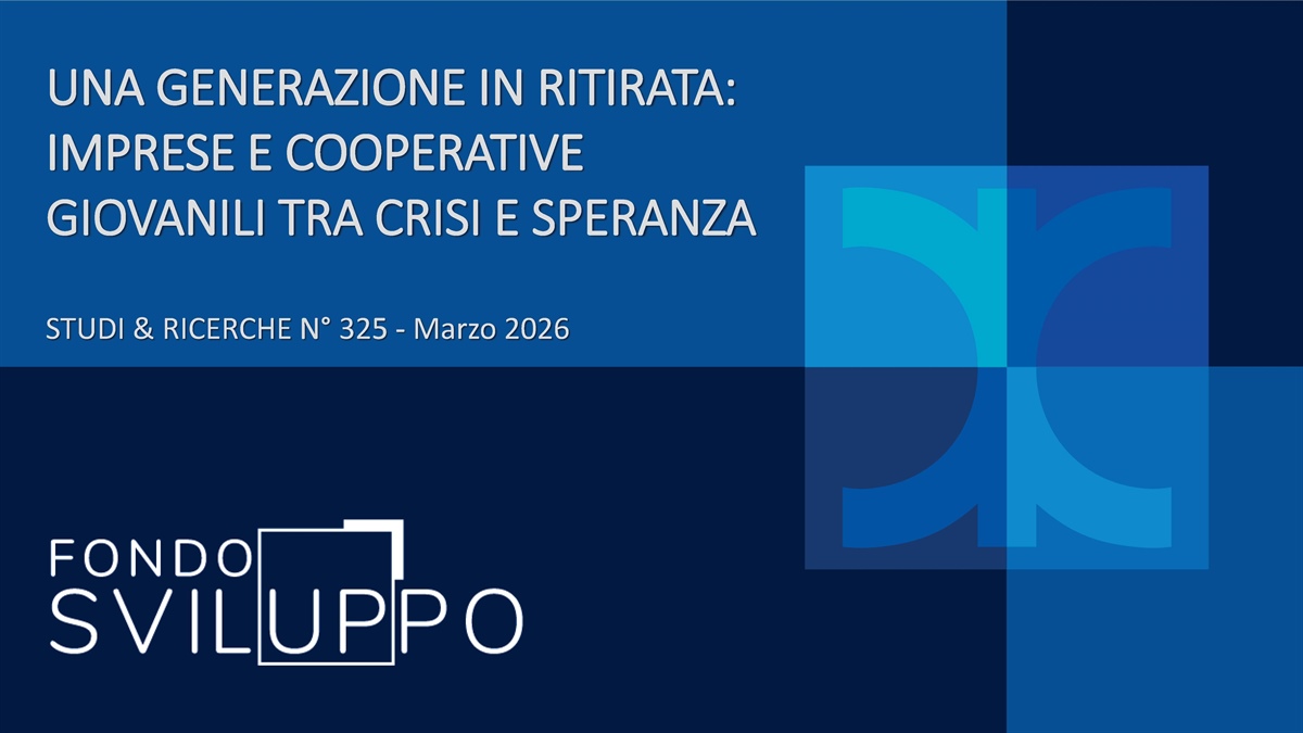UNA GENERAZIONE IN RITIRATA: IMPRESE E COOPERATIVE GIOVANILI TRA CRISI E SPERANZA