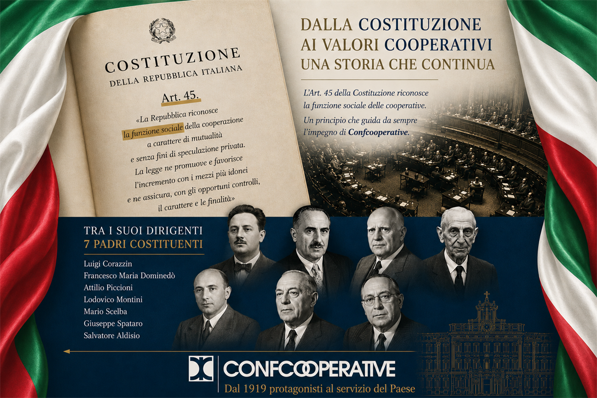 Speciale 2 giugno, Gardini «Radici comuni: ben 7 padri costituenti tra i primi dirigenti»