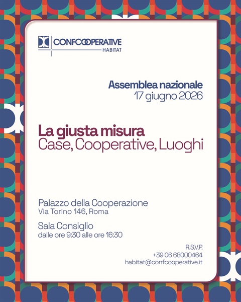 La giusta misura. Case, Cooperative, Luoghi