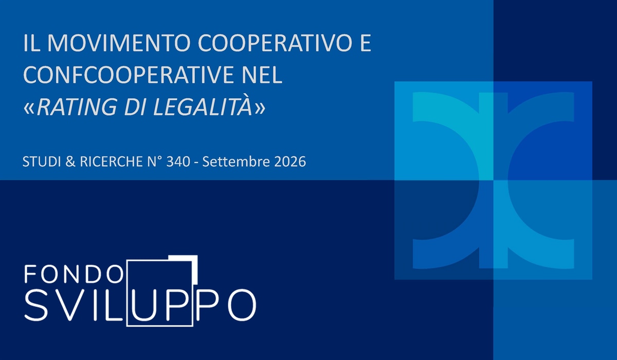 IL MOVIMENTO COOPERATIVO E CONFCOOPERATIVE NEL «RATING DI LEGALITÀ» 