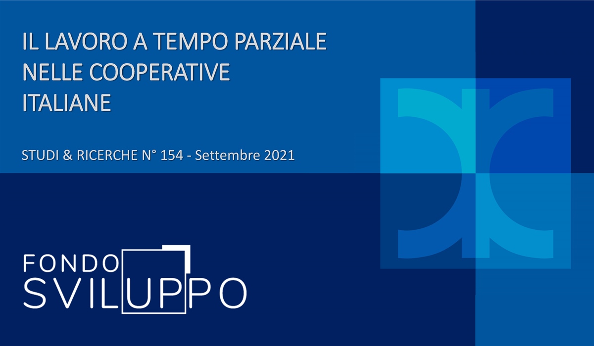 IL LAVORO A TEMPO PARZIALE NELLE COOPERATIVE ITALIANE 