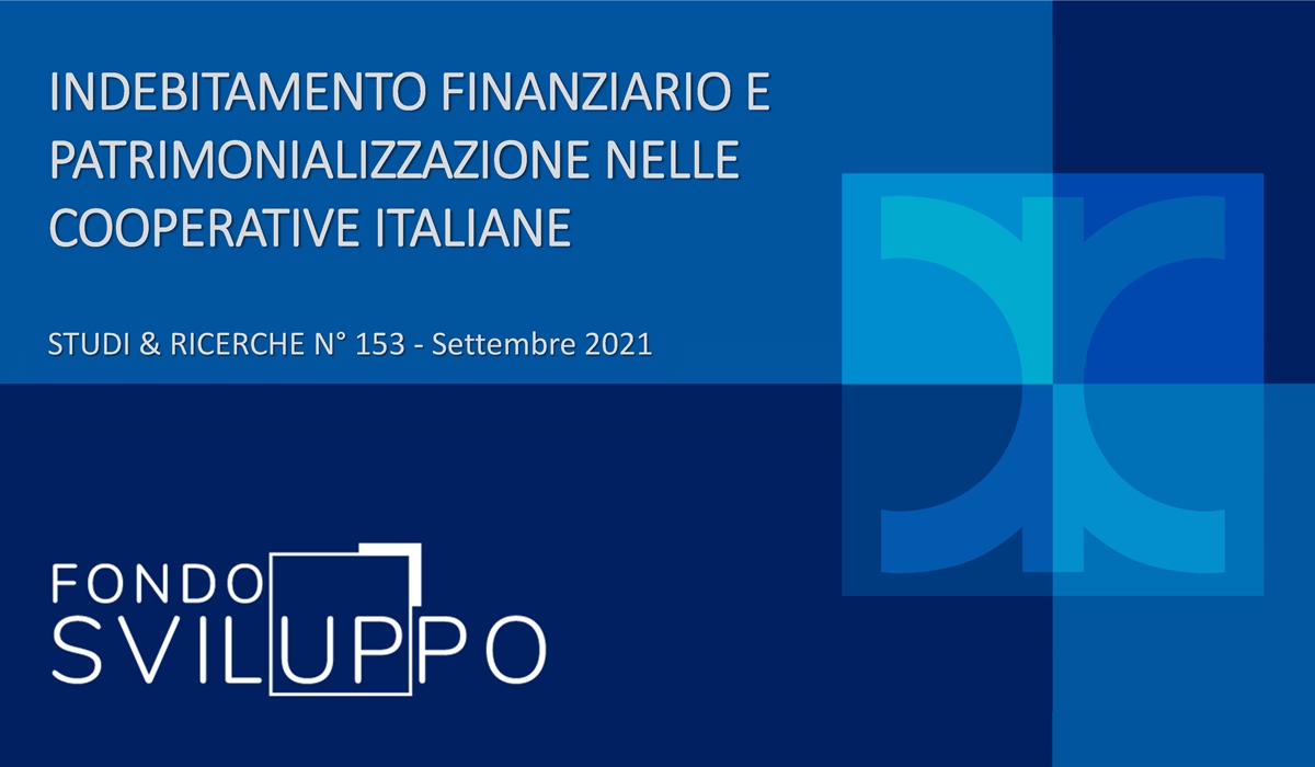 INDEBITAMENTO FINANZIARIO E PATRIMONIALIZZAZIONE NELLE COOPERATIVE ITALIANE 