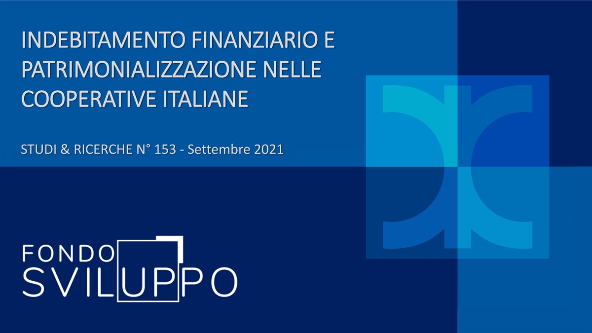 INDEBITAMENTO FINANZIARIO E PATRIMONIALIZZAZIONE NELLE COOPERATIVE ITALIANE