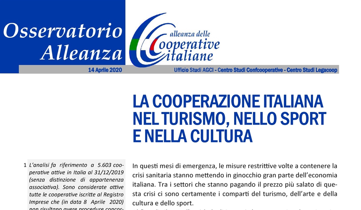 LA COOPERAZIONE ITALIANA NEL TURISMO, NELLO SPORT E NELLA CULTURA 