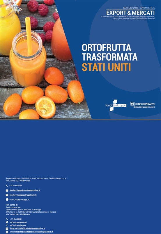 Stati Uniti: il mercato dell'ortofrutta trasformata