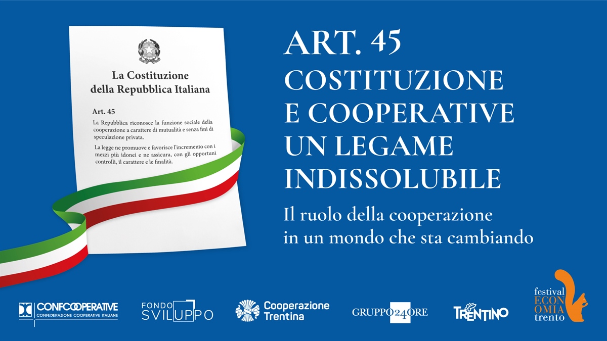 Festival di Trento: Confcooperative protagonista