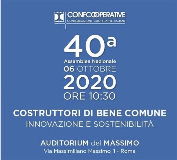 Il giorno dell'assemblea nazionale di Confcooperative