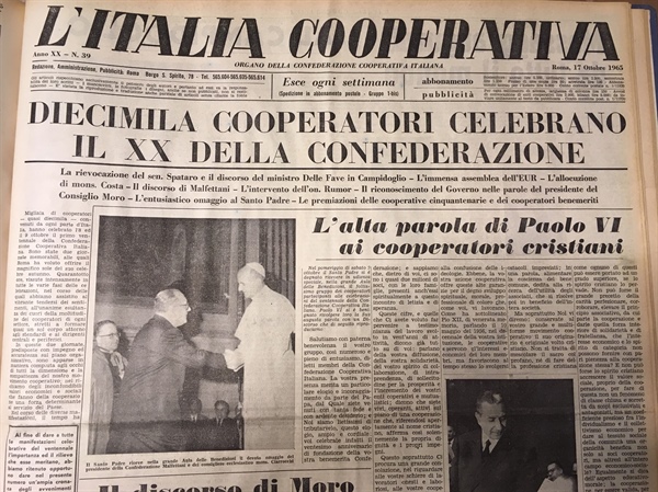 Beato Paolo VI: Confcooperative, la cooperazione dal volto cristiano