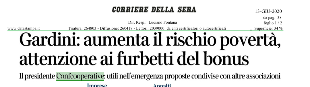 Stati generali, Gardini lancia l’allarme povertà