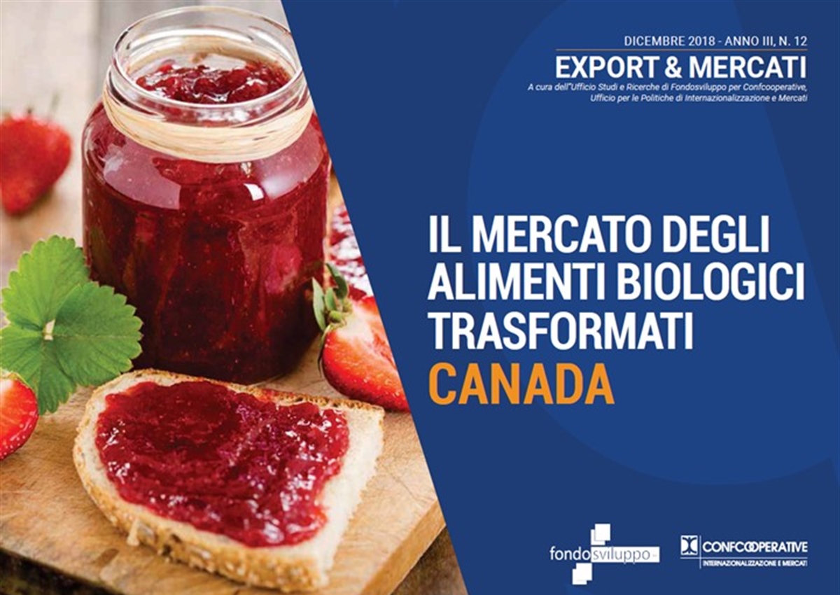 Canada: il mercato degli alimenti biologici trasformati 
