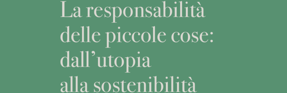 La responsabilità nello sviluppo sostenibile